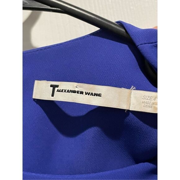 T Alexander Wang Scuba Stretch Bodycon Sleeveless Tech Mini Dress Size 4 Womens - Picture 2 of 3